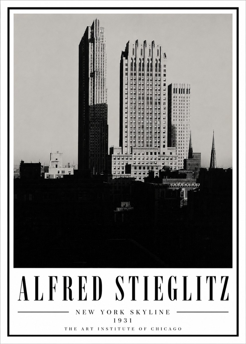 Alfred Stieglitz New York Skyline No5 - Plakát