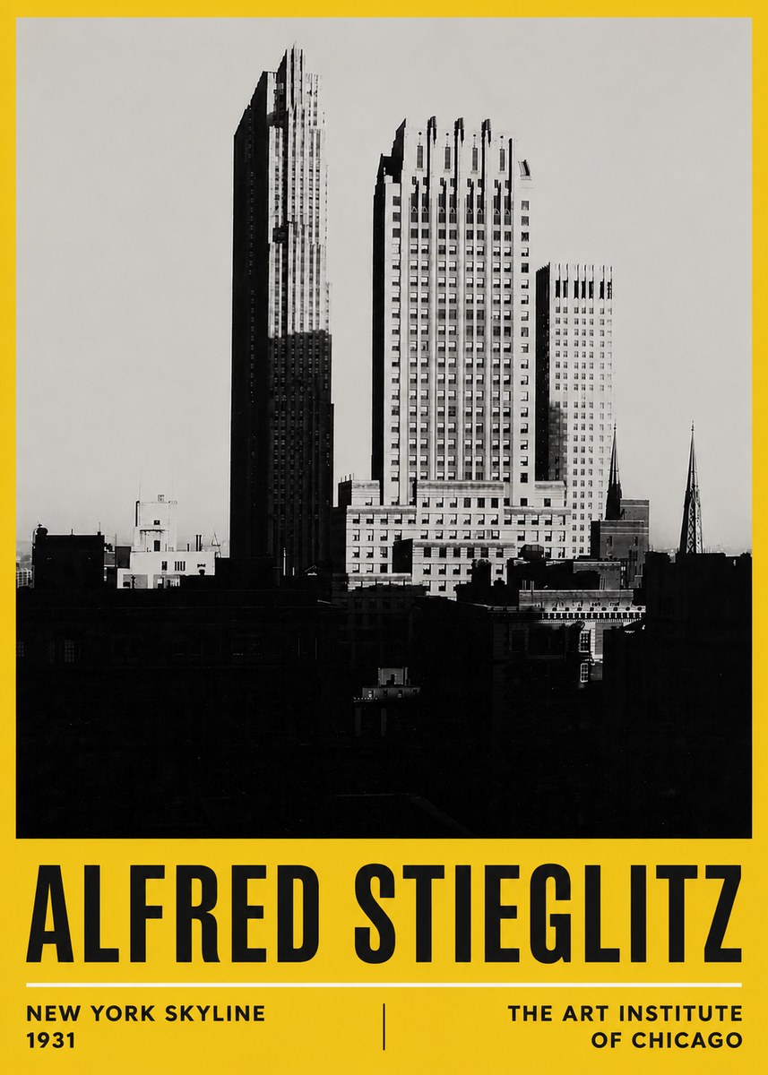 Alfred Stieglitz New York Skyline No6 - Plakát