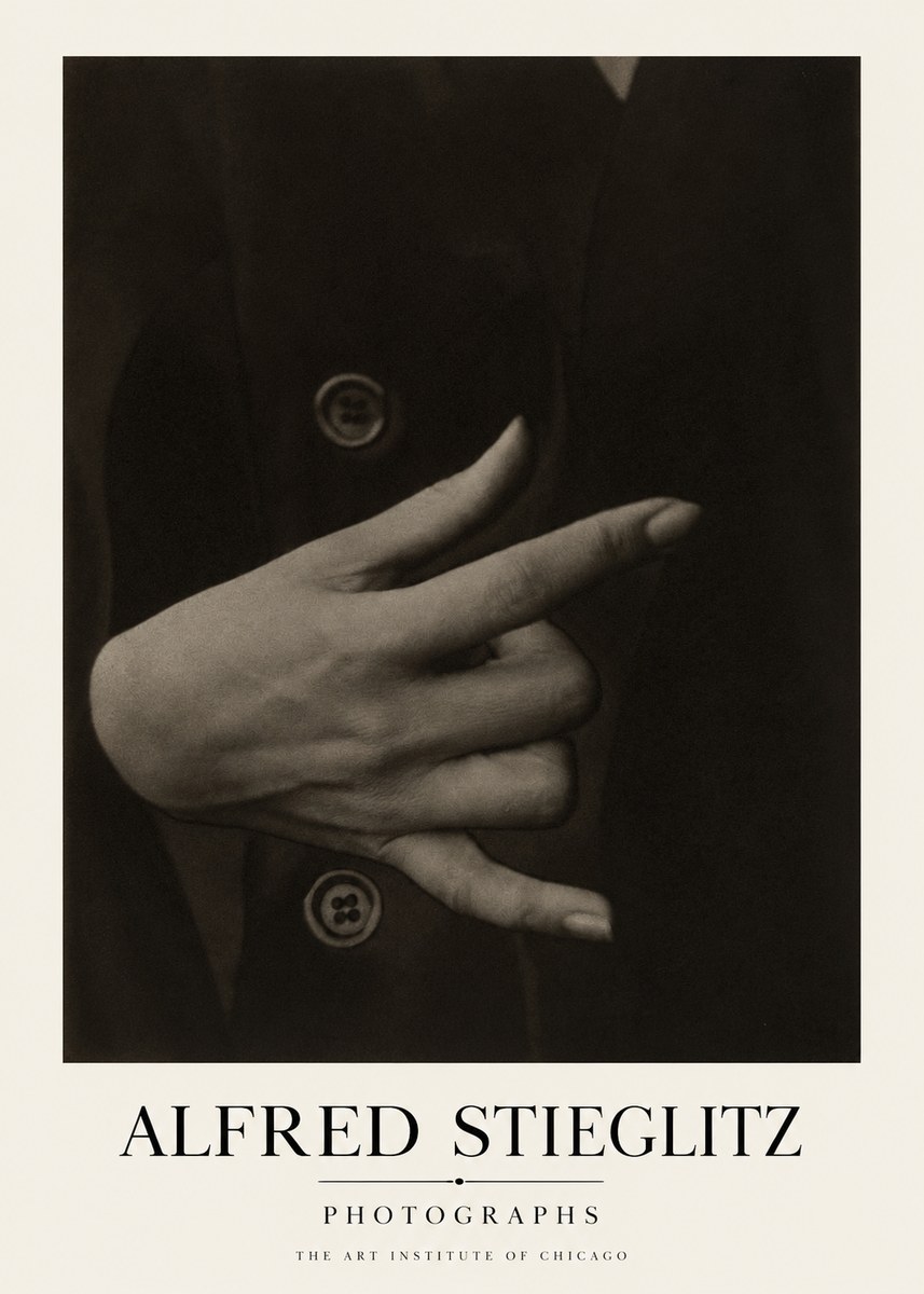 Alfred Stieglitz Hands No1 - Plakát