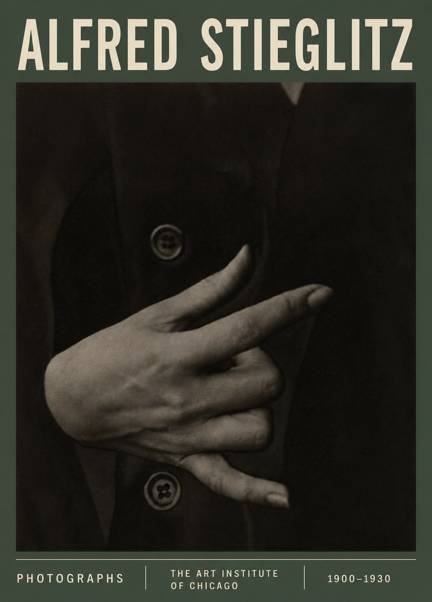 Alfred Stieglitz Hands No5 - Plakát