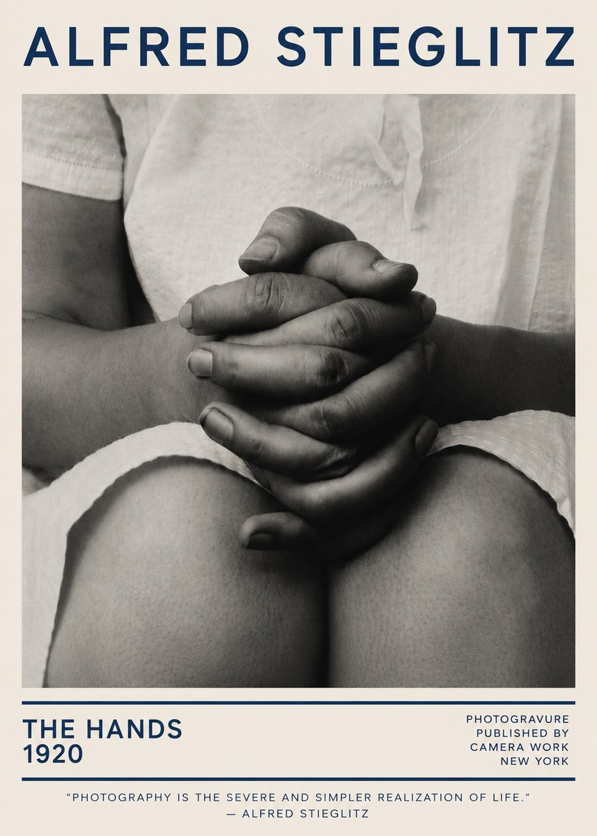 Alfred Stieglitz The Hands No5 - Plakát