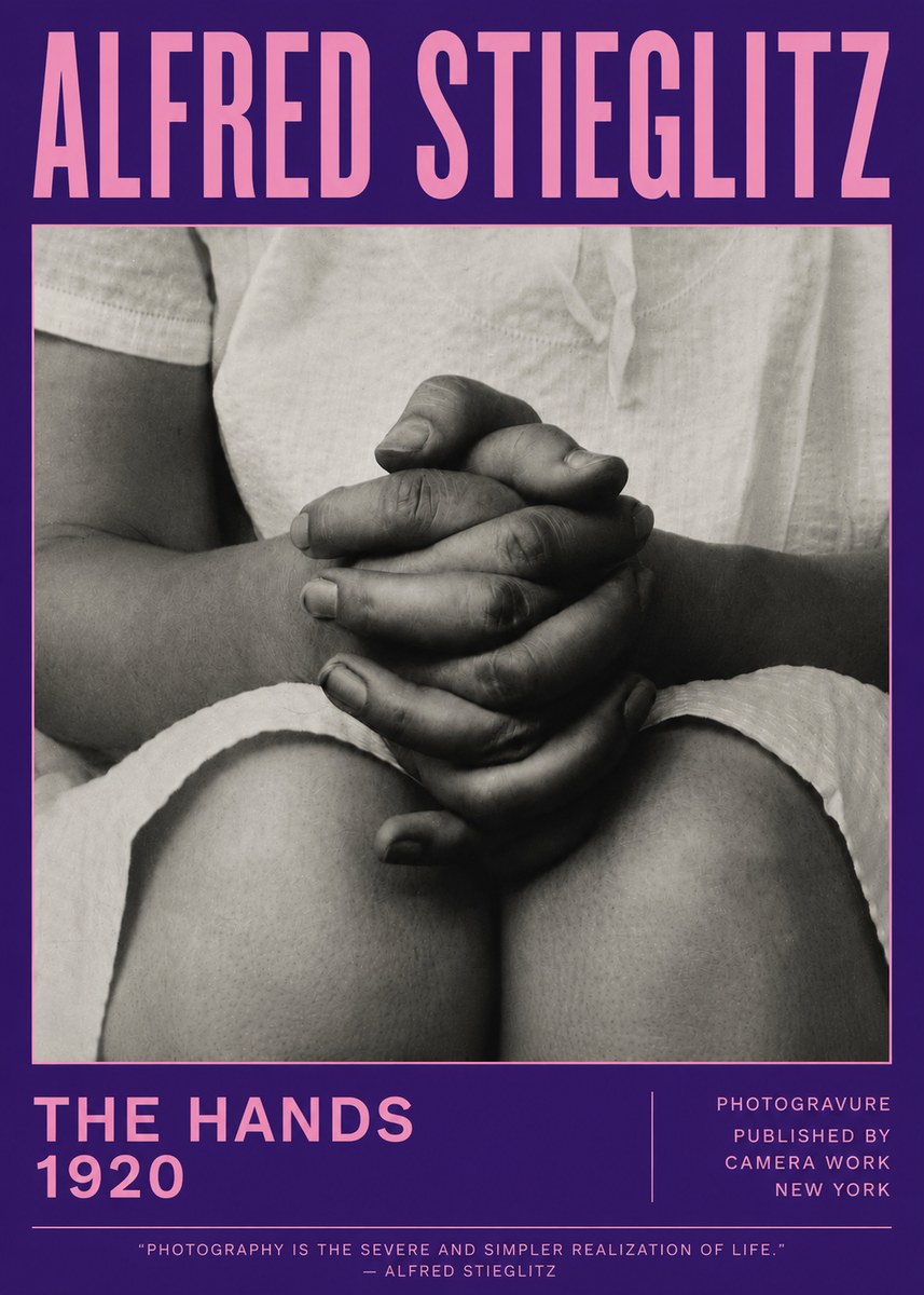 Alfred Stieglitz The Hands No6 - Plakát