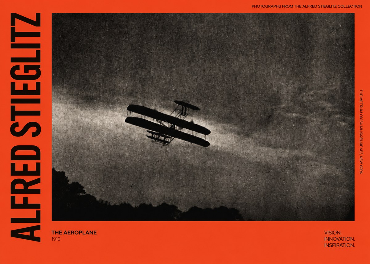 Alfred Stieglitz The Aeroplane No2 - Plakát