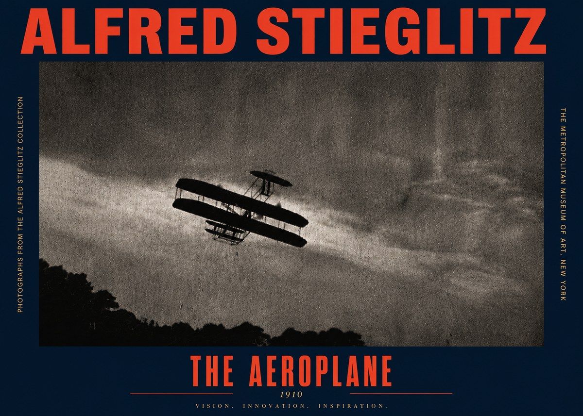 Alfred Stieglitz The Aeroplane No6 - Plakát