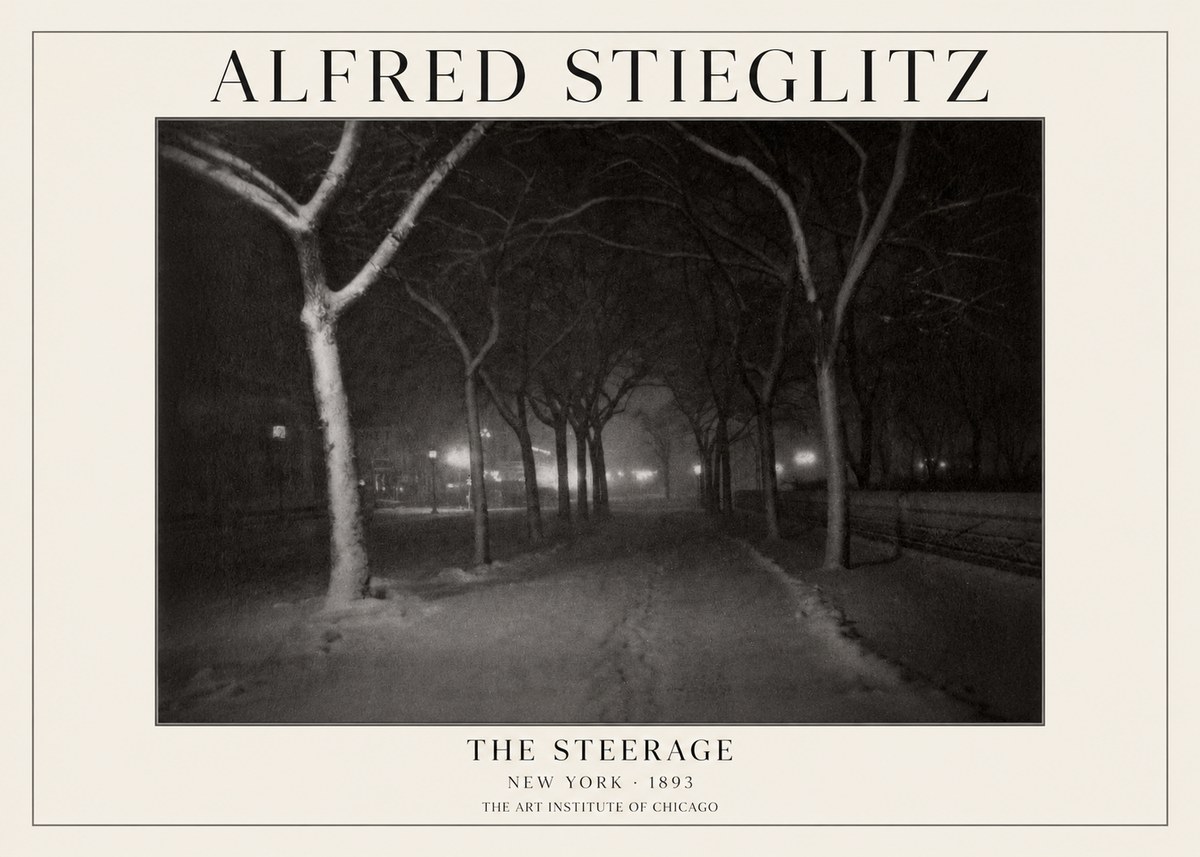 Alfred Stieglitz Winter—fifth Avenue, New York No4 - Plakát