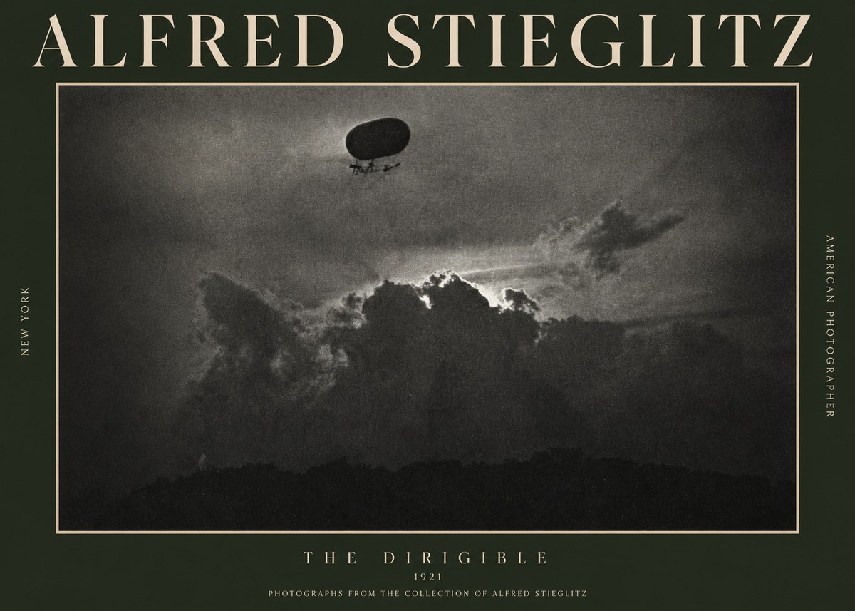 Alfred Stieglitz The Dirigible No3 - Plakát