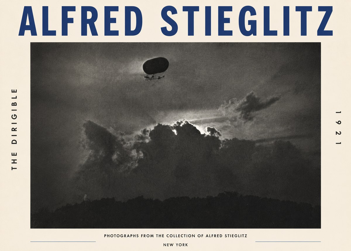 Alfred Stieglitz The Dirigible No4 - Plakát