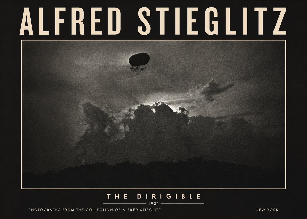 Alfred Stieglitz The Dirigible No5 - Plakát