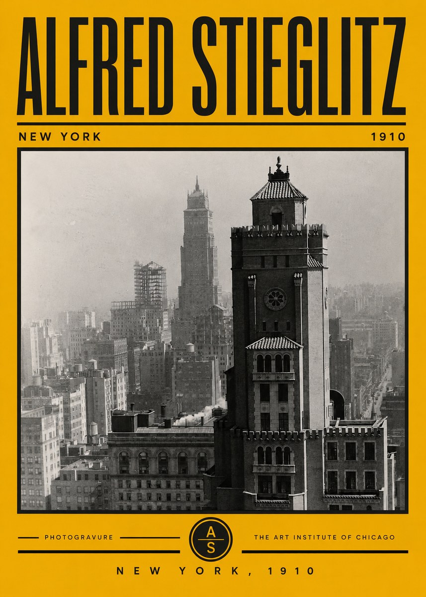 Alfred Stieglitz New York No5 - Plakát