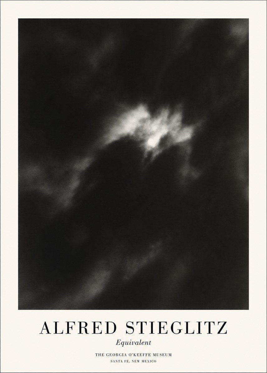 Alfred Stieglitz Equivalent IV No1 - Plakát