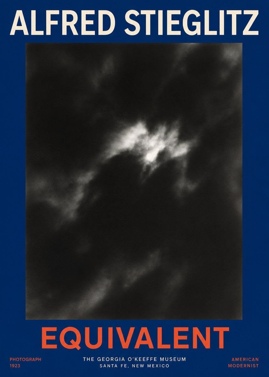 Alfred Stieglitz Equivalent IV No4 - Plakát