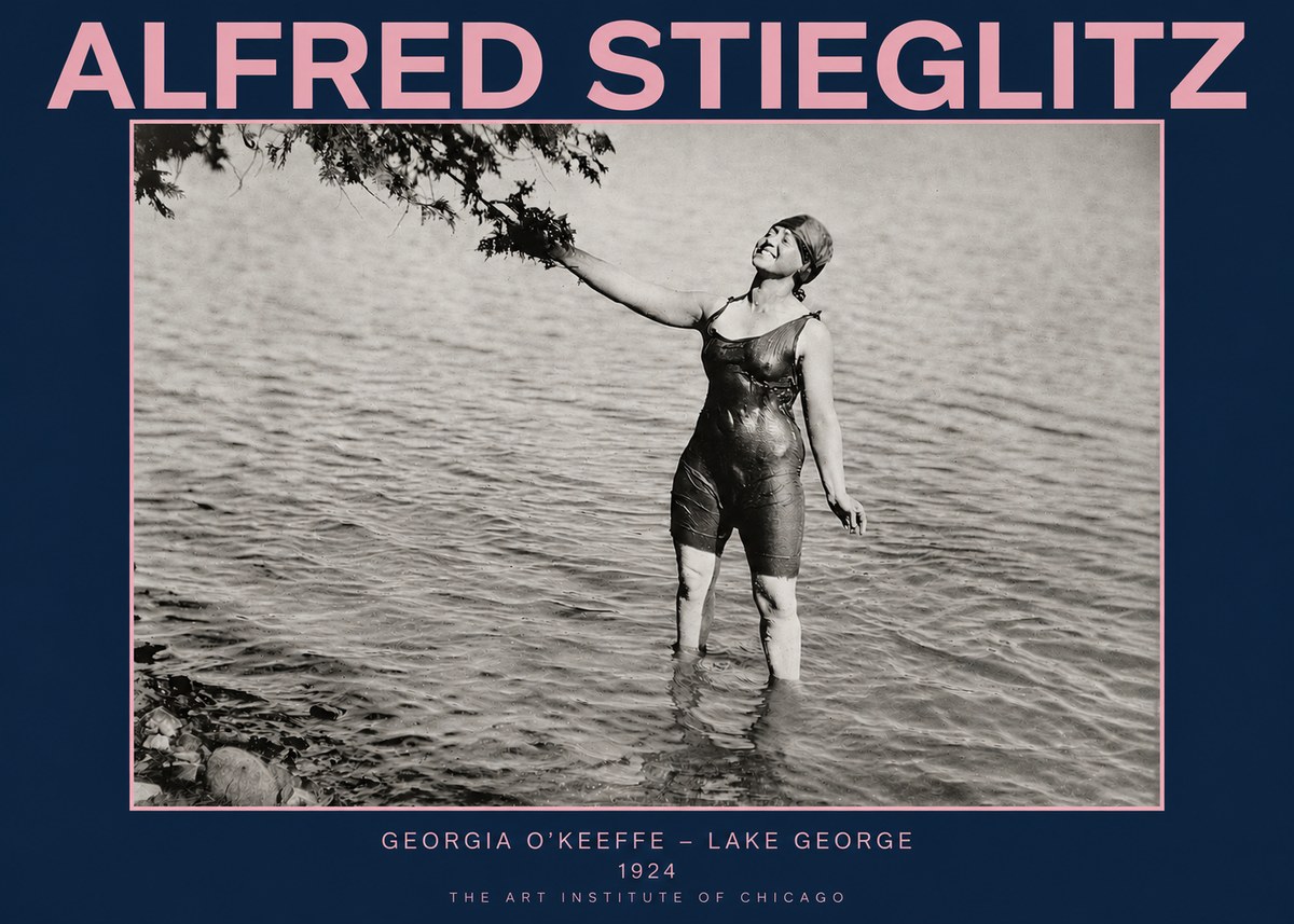 Alfred Stieglitz Lake George No3 - Plakát