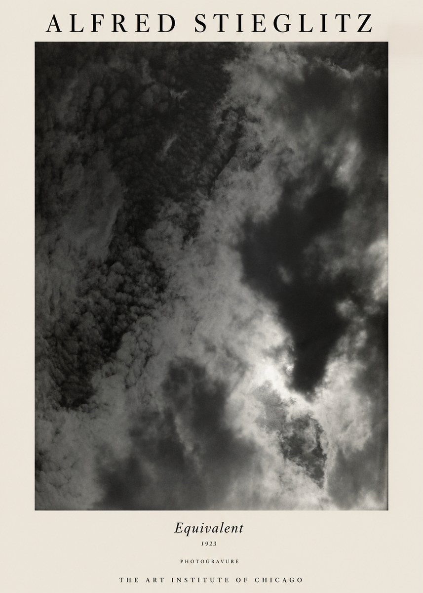 Alfred Stieglitz Equivalent V No1 - Plakát