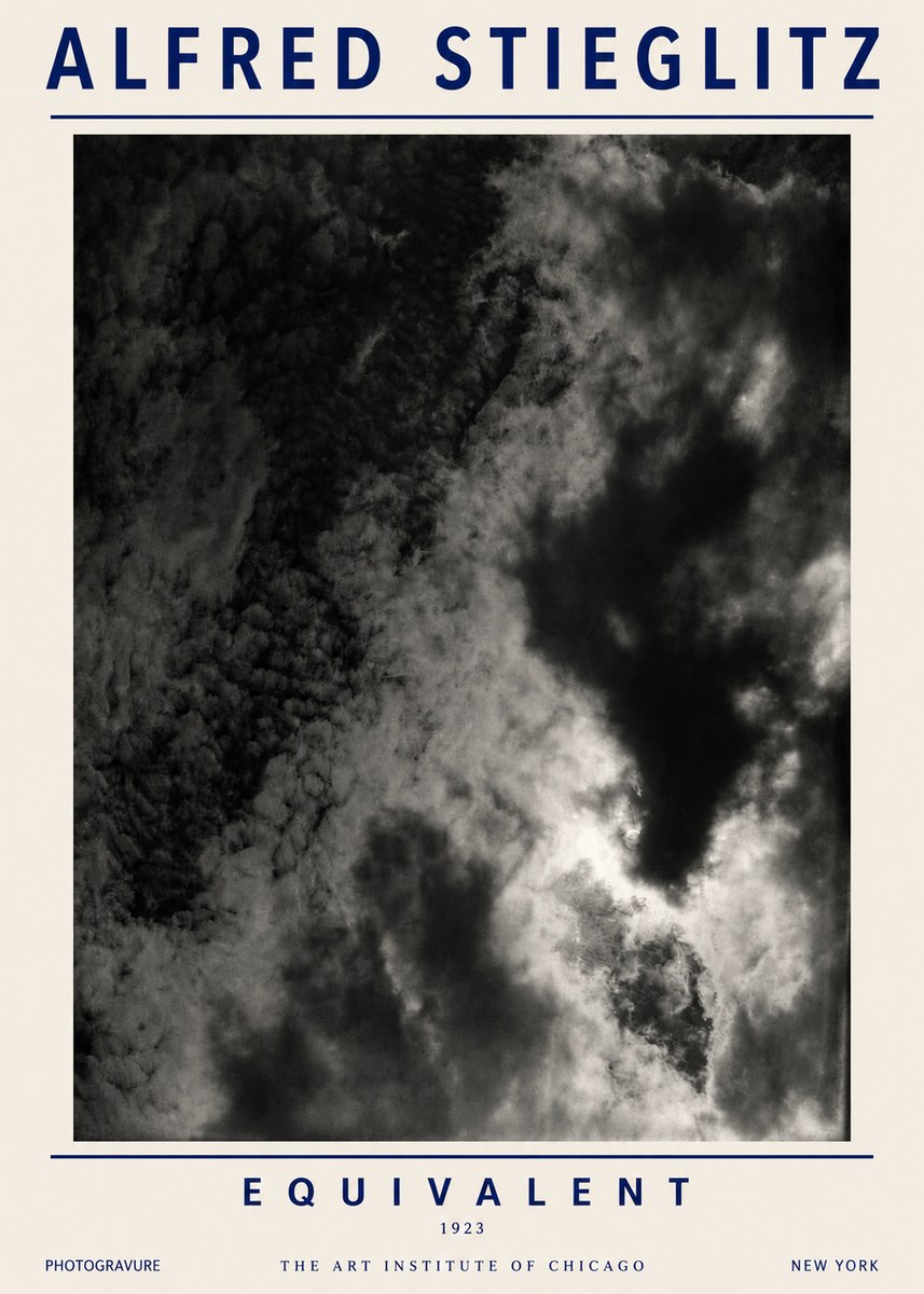 Alfred Stieglitz Equivalent V No3 - Plakát