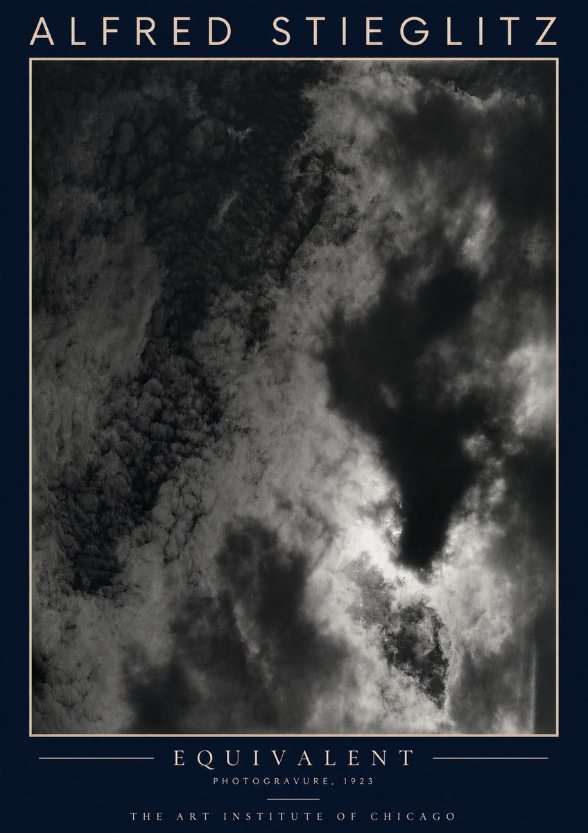 Alfred Stieglitz Equivalent V No4 - Plakát