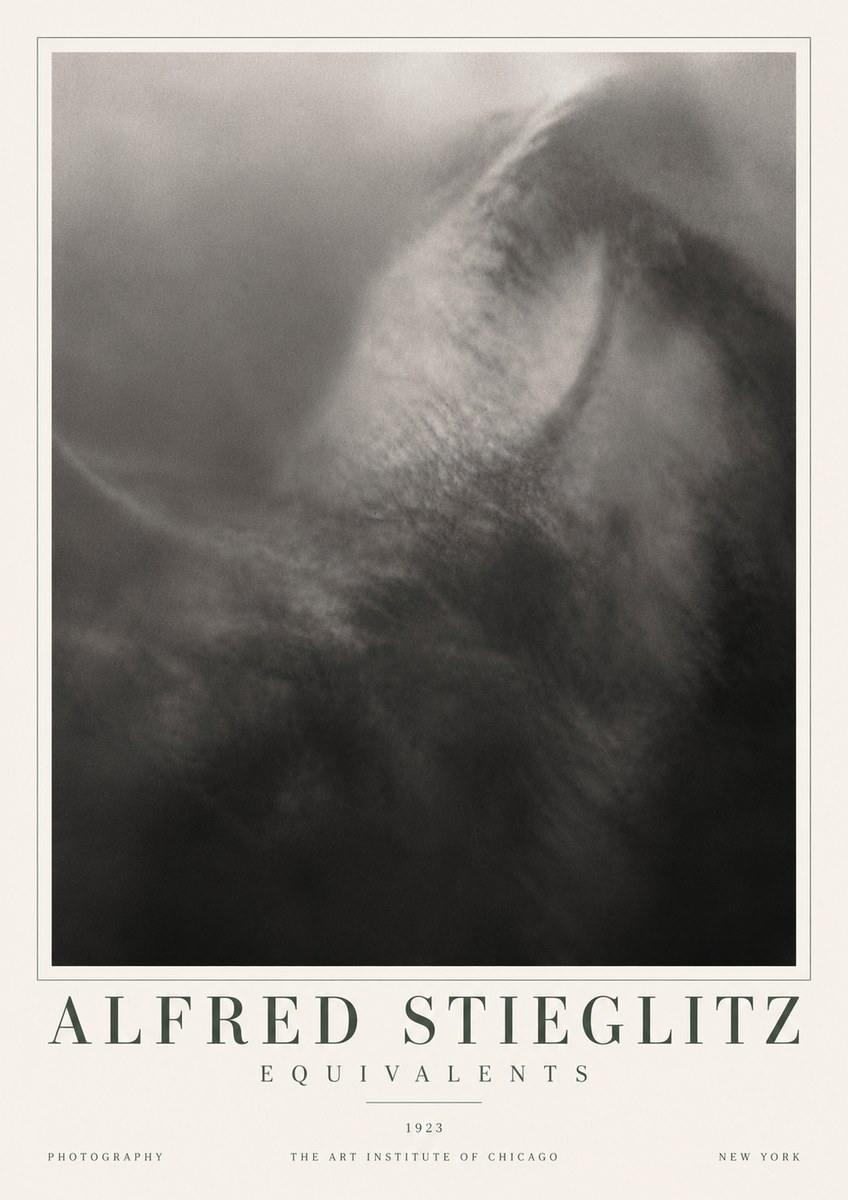 Alfred Stieglitz Equivalents III No6 - Plakát