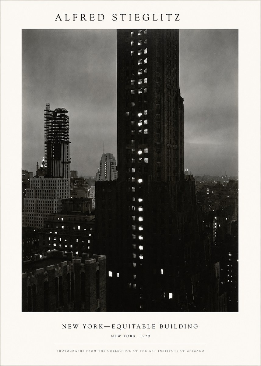 Alfred Stieglitz New York—equitable Building No1 - Plakát