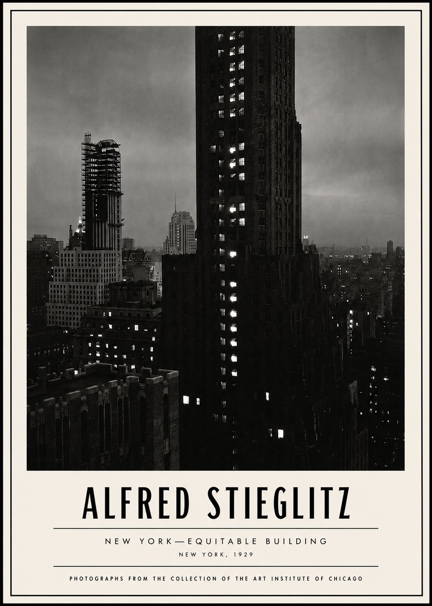 Alfred Stieglitz New York—equitable Building No3 - Plakát