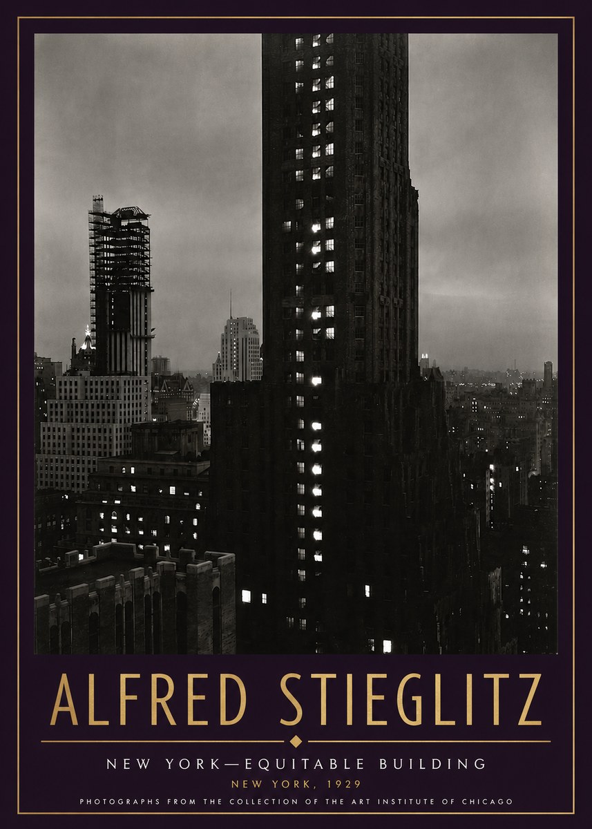 Alfred Stieglitz New York—equitable Building No4 - Plakát