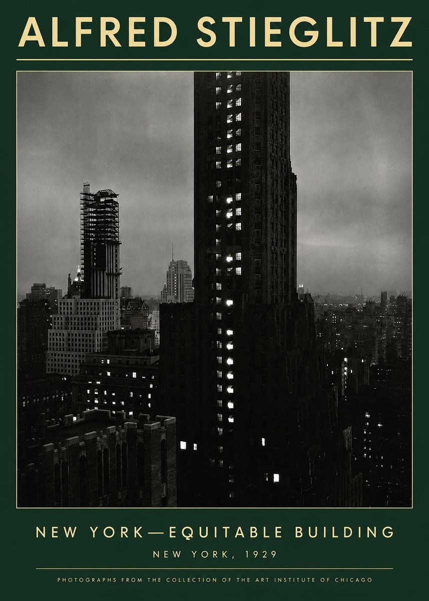 Alfred Stieglitz New York—equitable Building No5 - Plakát