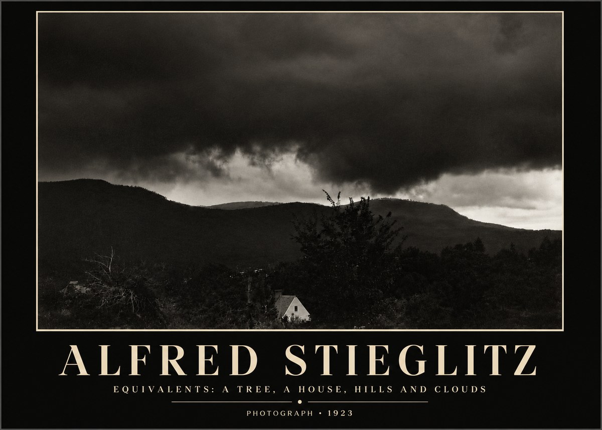 Alfred Stieglitz Equivalent VI No4 - Plakát
