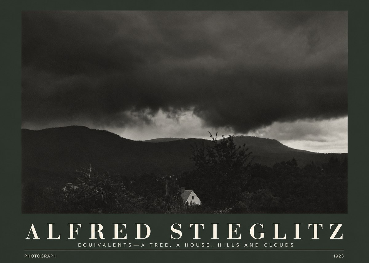 Alfred Stieglitz Equivalent VI No5 - Plakát