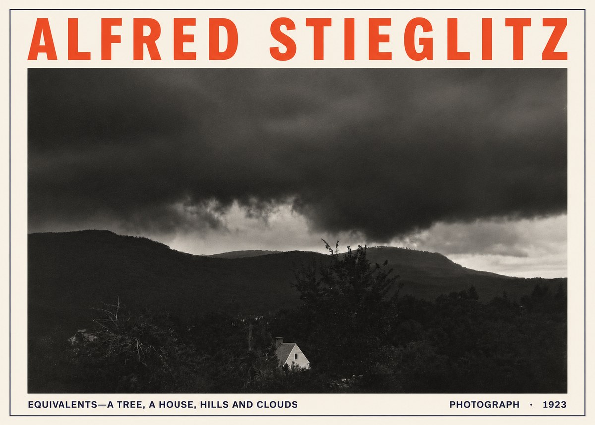 Alfred Stieglitz Equivalent VI No6 - Plakát