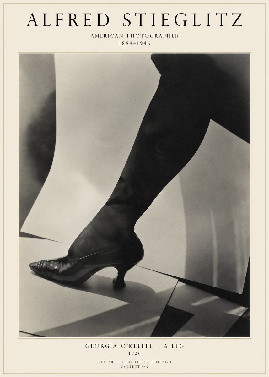 Alfred Stieglitz Georgia O'keeffe – a Leg No1 - Plakát