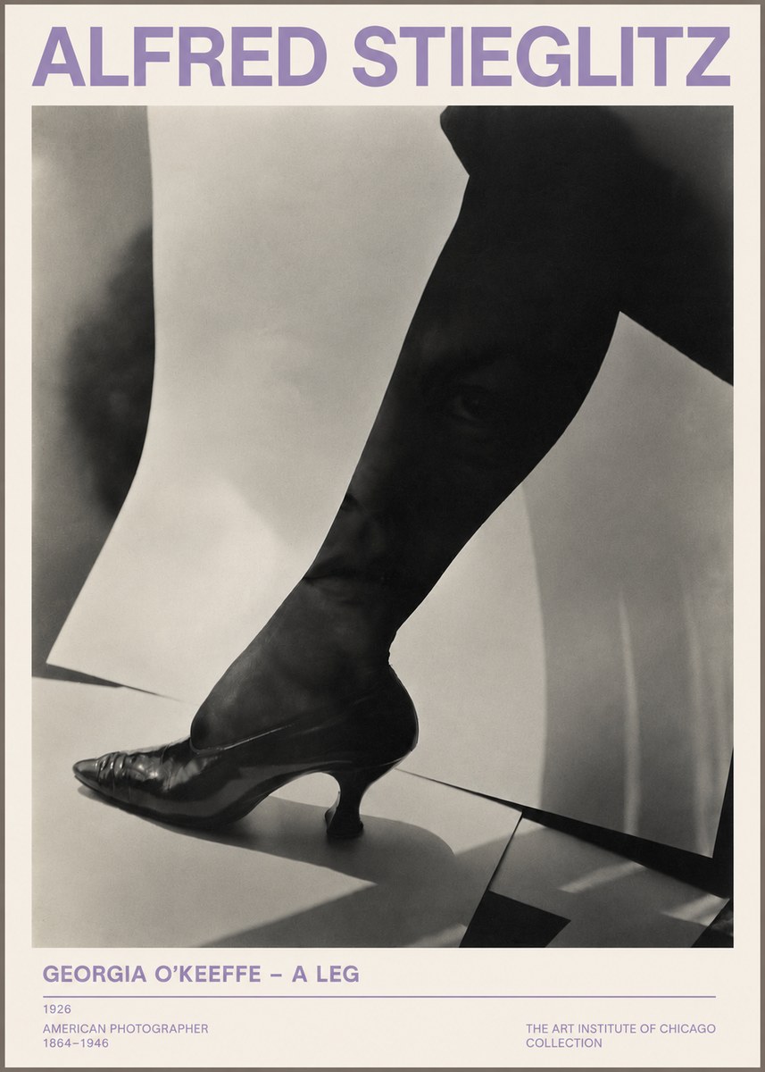 Alfred Stieglitz Georgia O'keeffe – a Leg No3 - Plakát