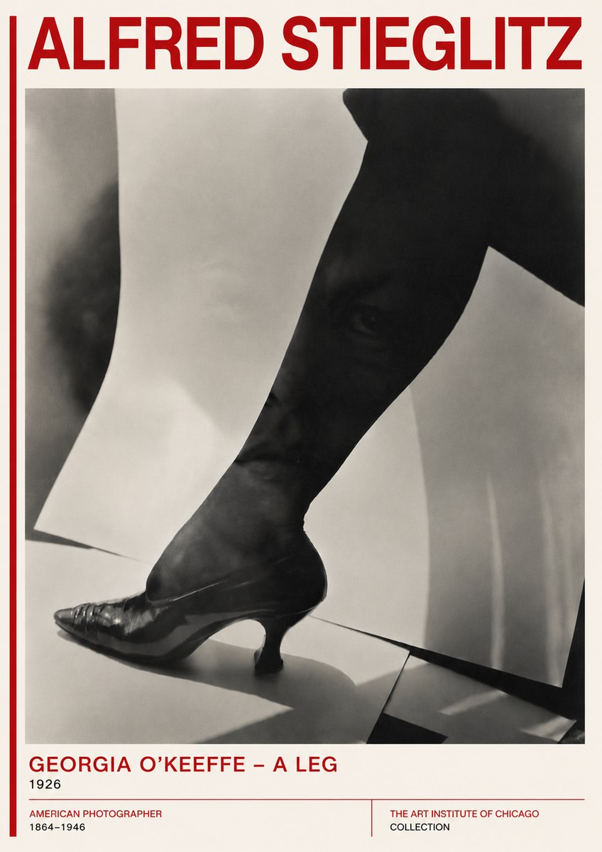 Alfred Stieglitz Georgia O'keeffe – a Leg No5 - Plakát
