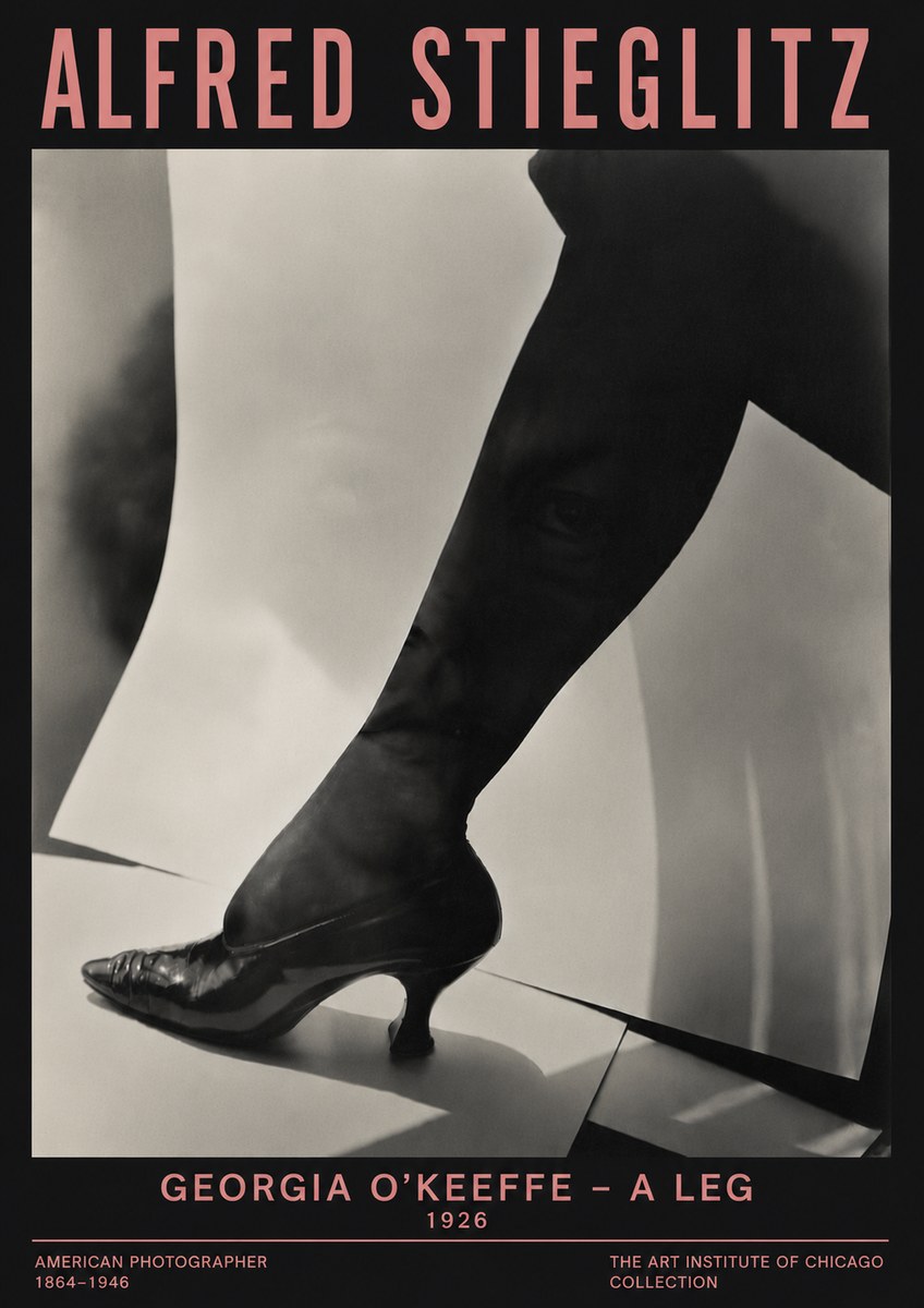 Alfred Stieglitz Georgia O'keeffe – a Leg No6 - Plakát