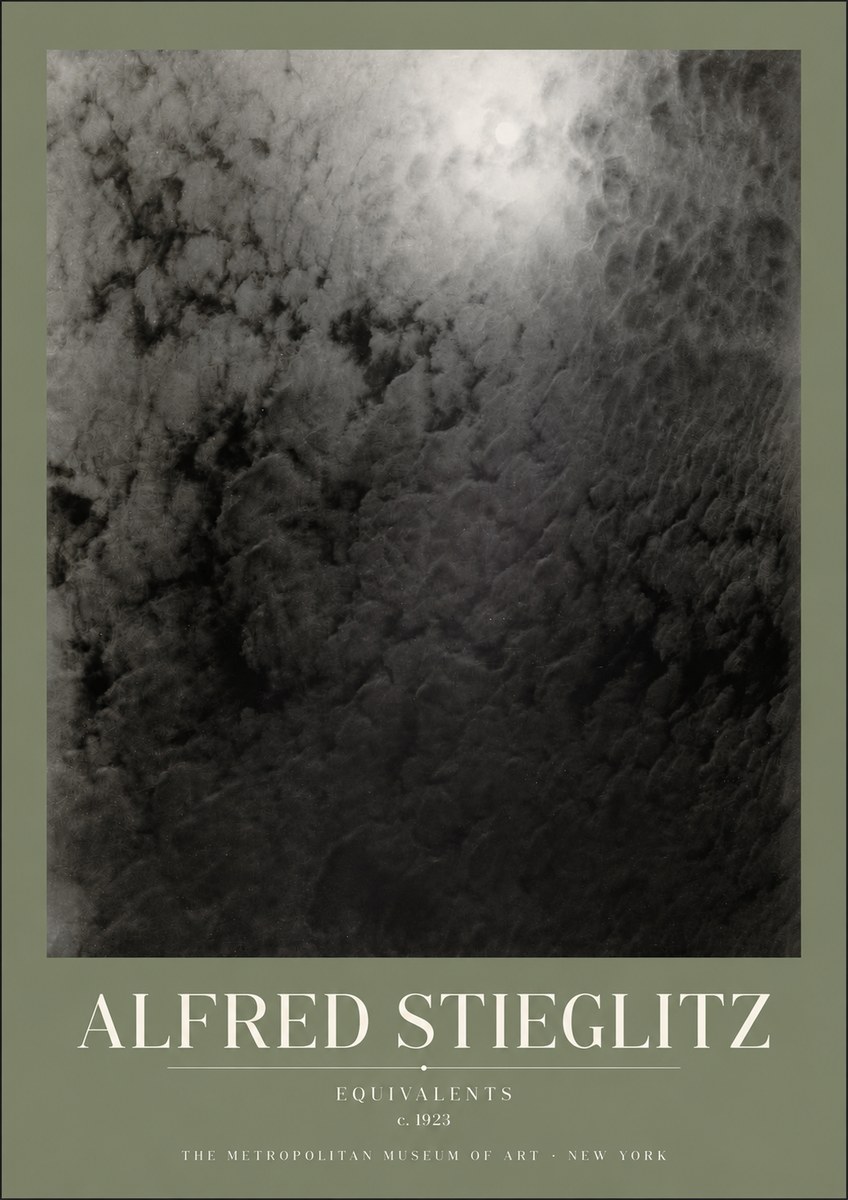 Alfred Stieglitz Equivalents IV No3 - Plakát