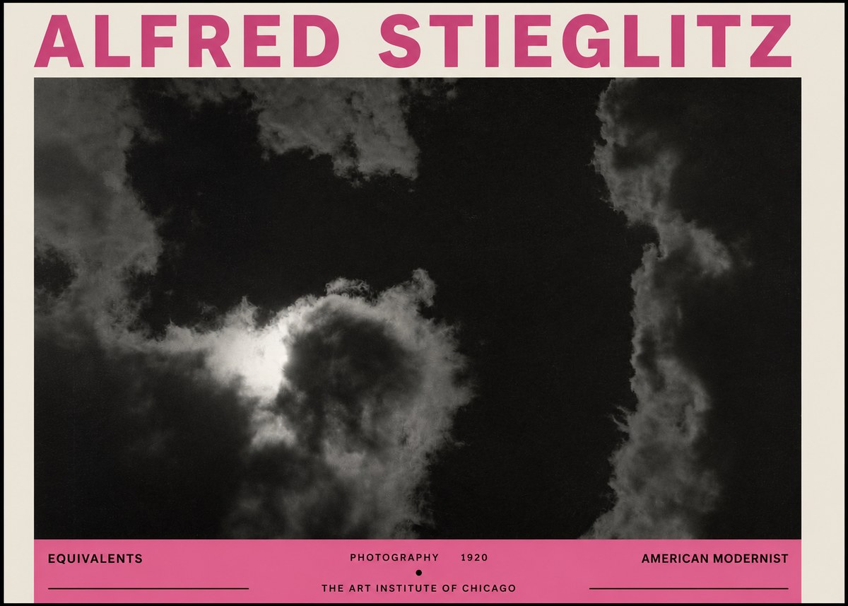 Alfred Stieglitz Equivalents V No3 - Plakát