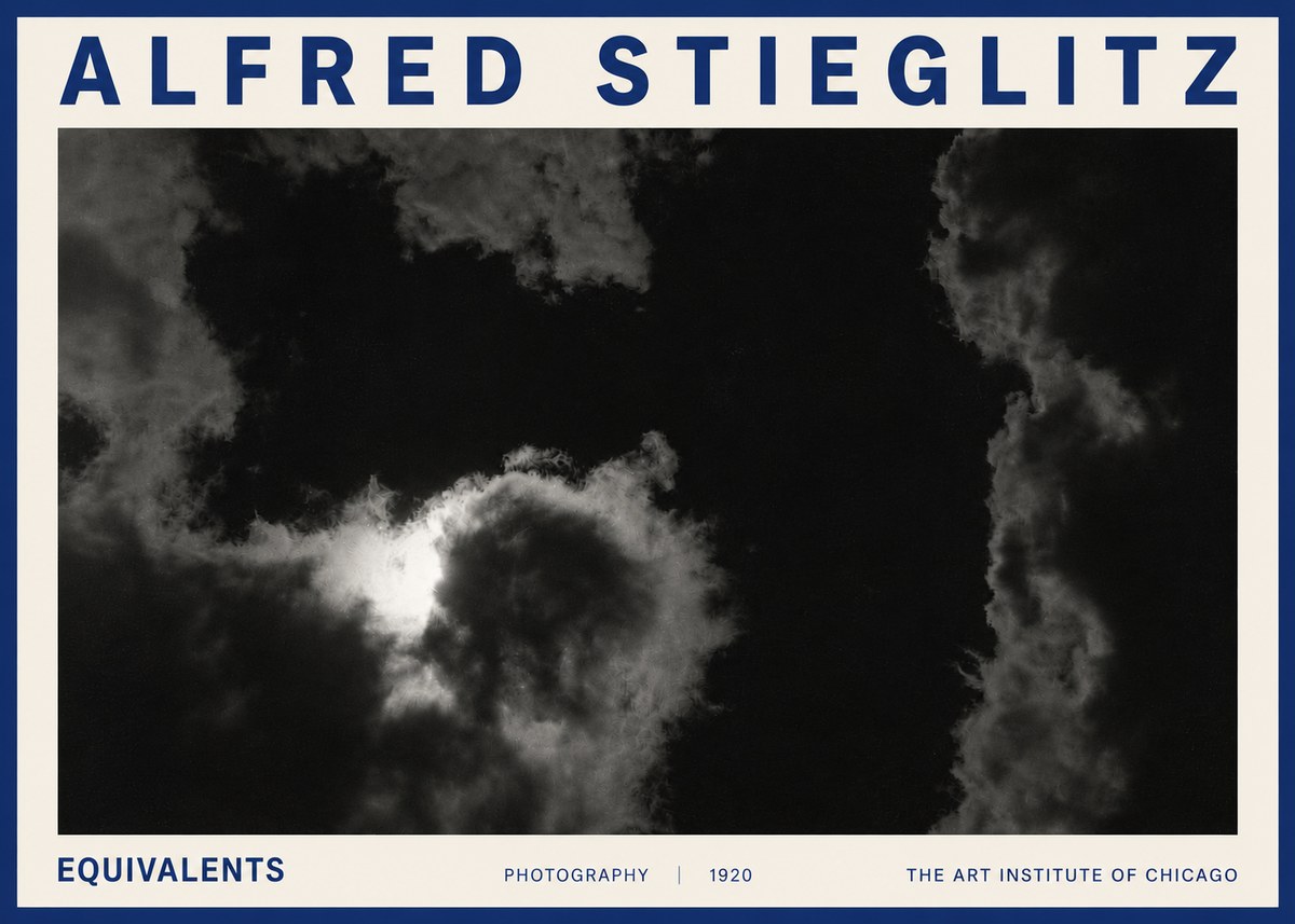 Alfred Stieglitz Equivalents V No5 - Plakát