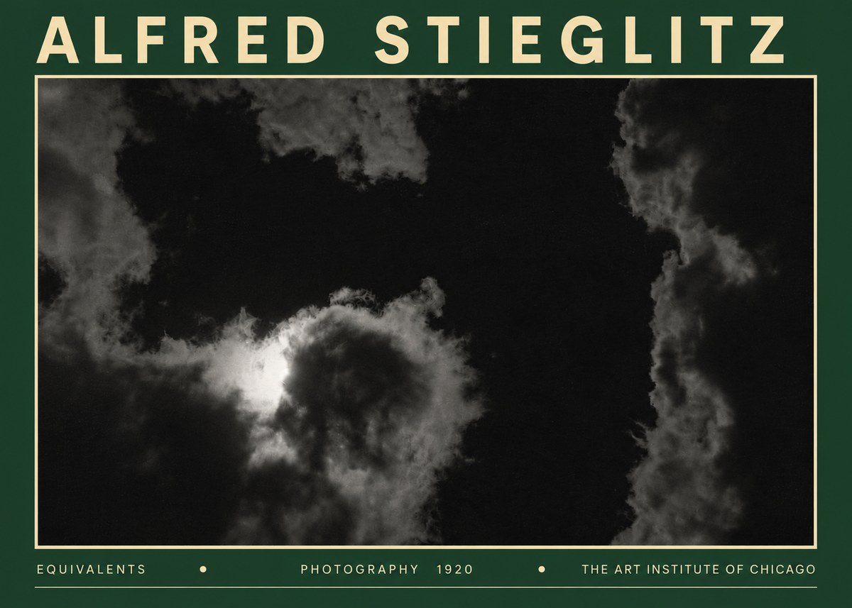 Alfred Stieglitz Equivalents V No6 - Plakát