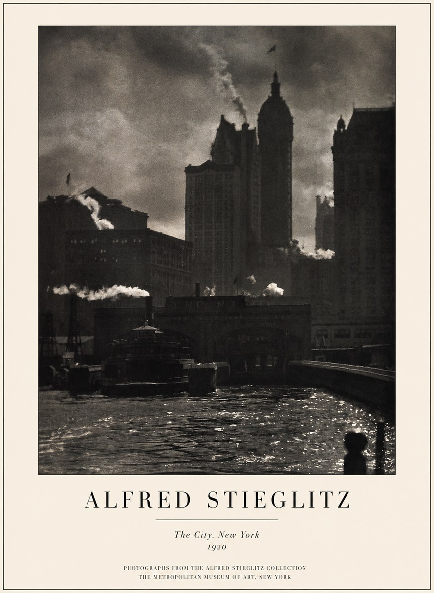 Alfred Stieglitz The City. New York No1 - Plakát