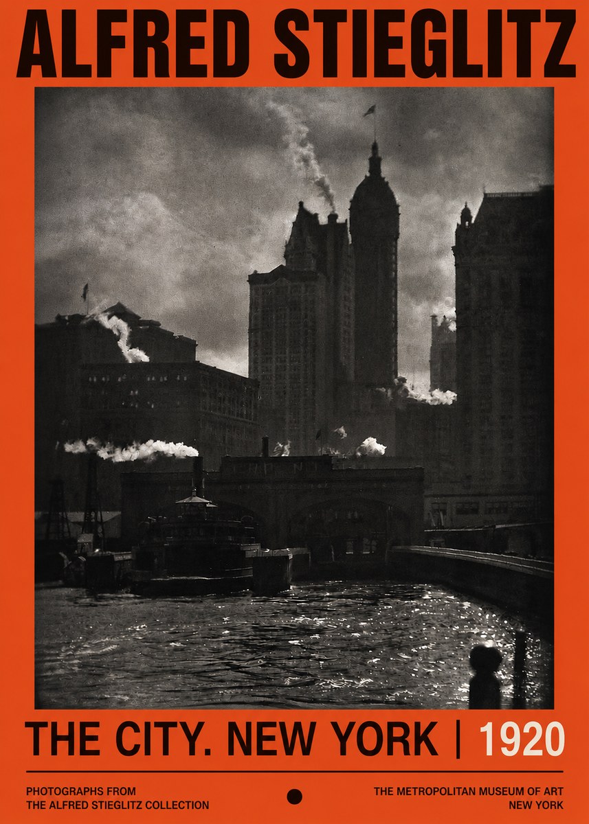 Alfred Stieglitz The City. New York No2 - Plakát