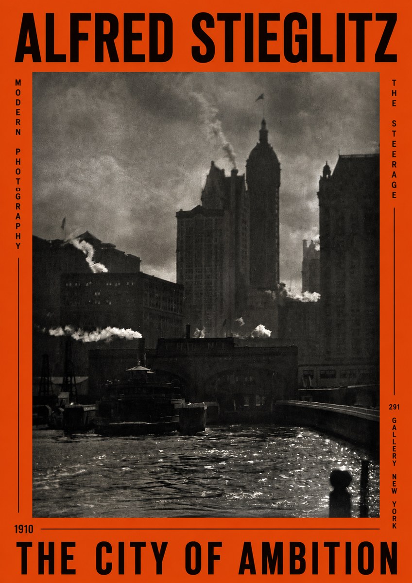 Alfred Stieglitz The City. New York No6 - Plakát