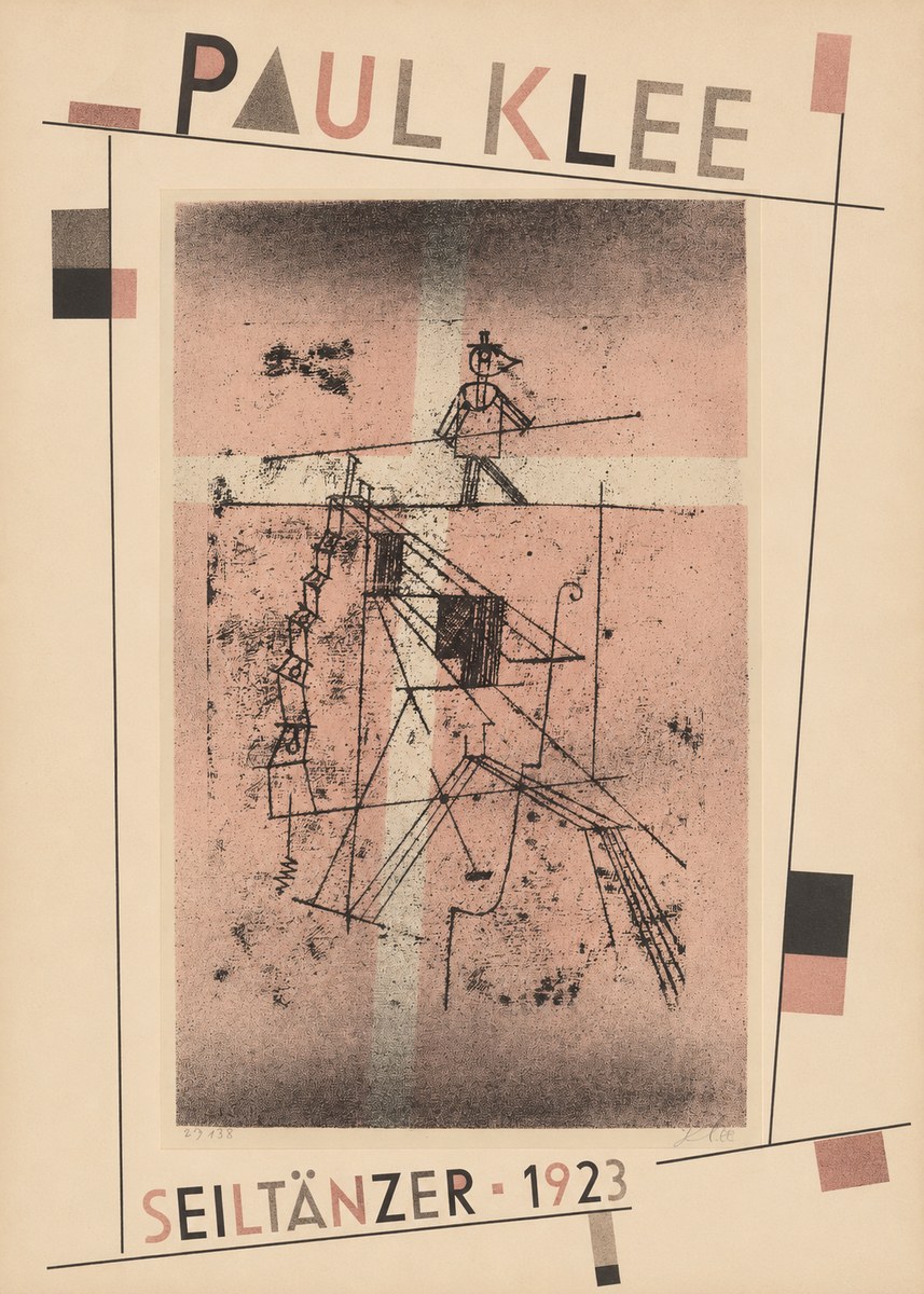 Paul Klee Seiltänzer III No5 - Plakát