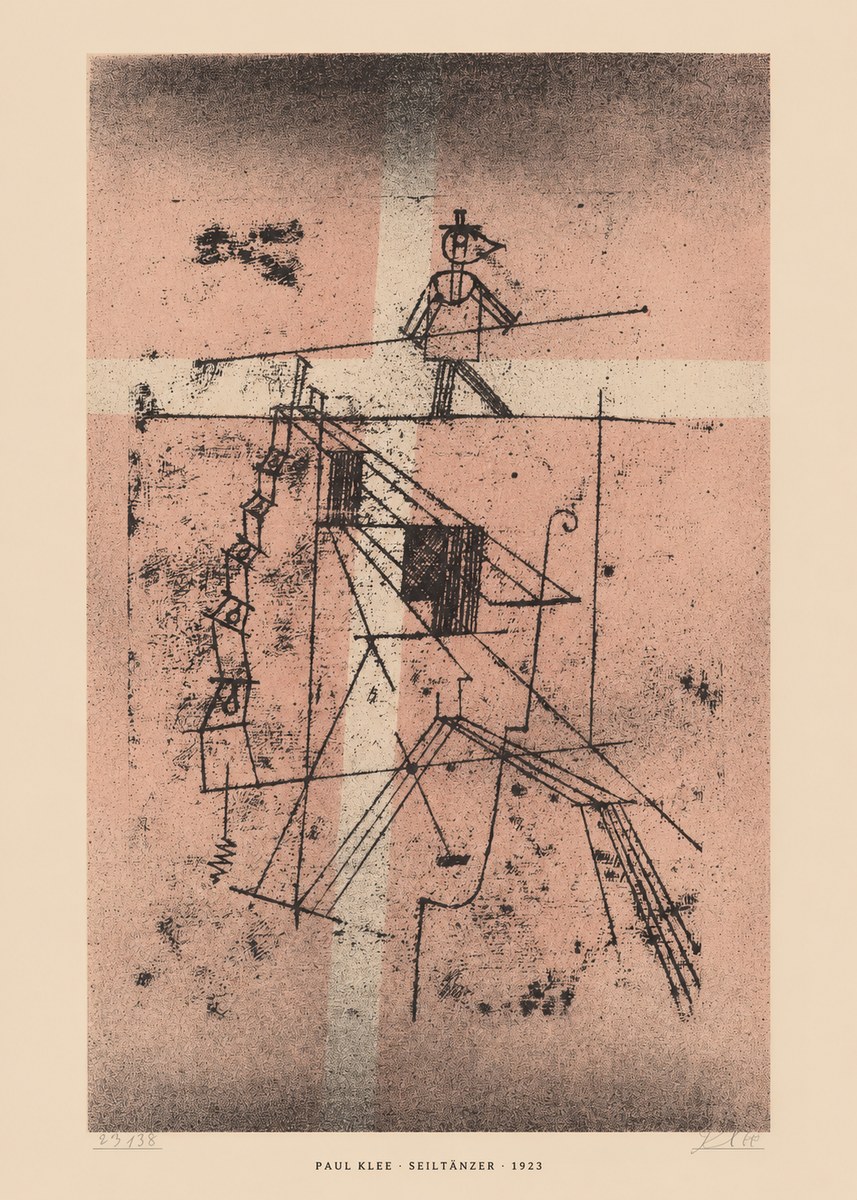 Paul Klee Seiltänzer III No6 - Plakát