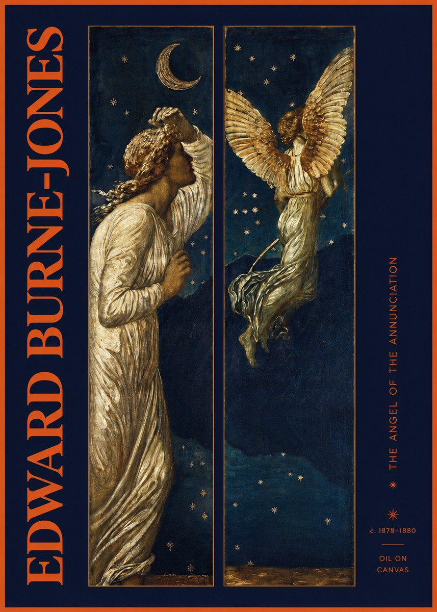 Edward Burne-Jones The Angel of the Annunciation No2 - Plakát