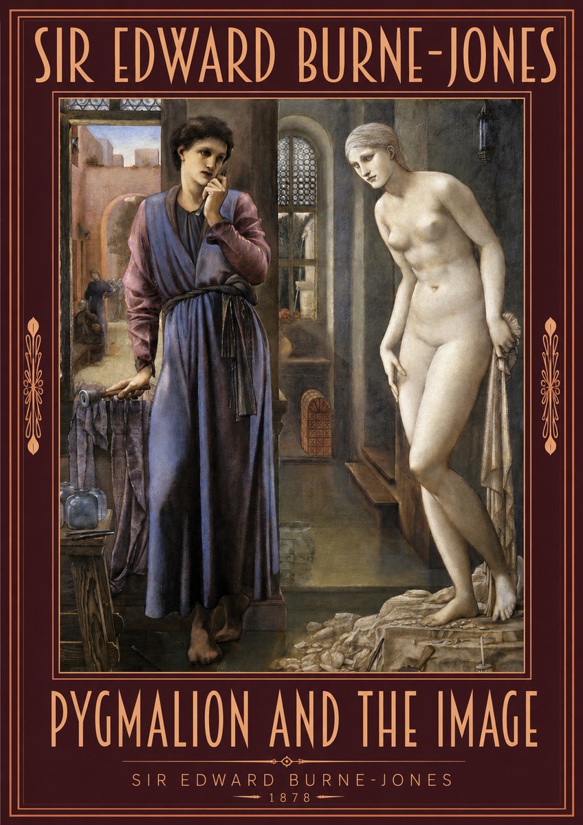 Edward Burne-Jones Pygmalion and the Image No3 - Plakát