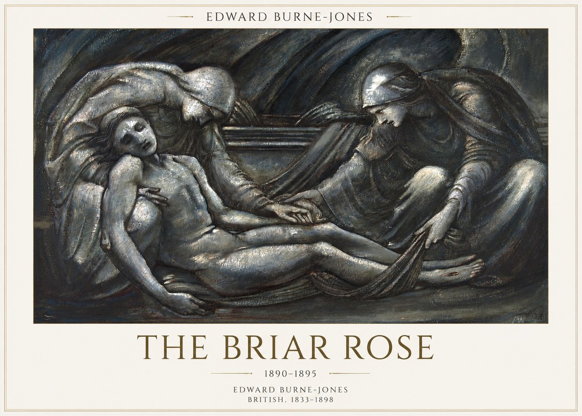 Edward Burne-Jones The Briar Rose No1 - Plakát