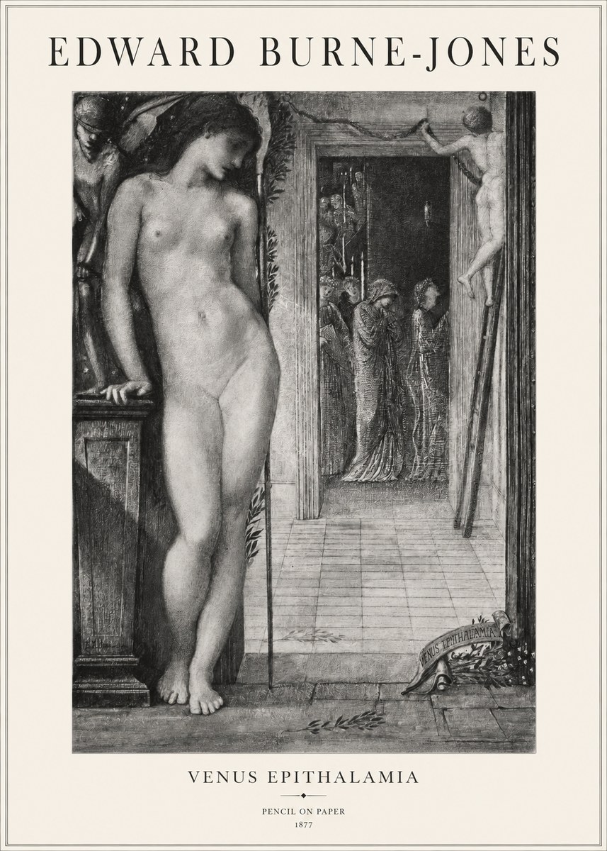 Edward Burne-Jones Venus Epithalamia No1 - Plakát
