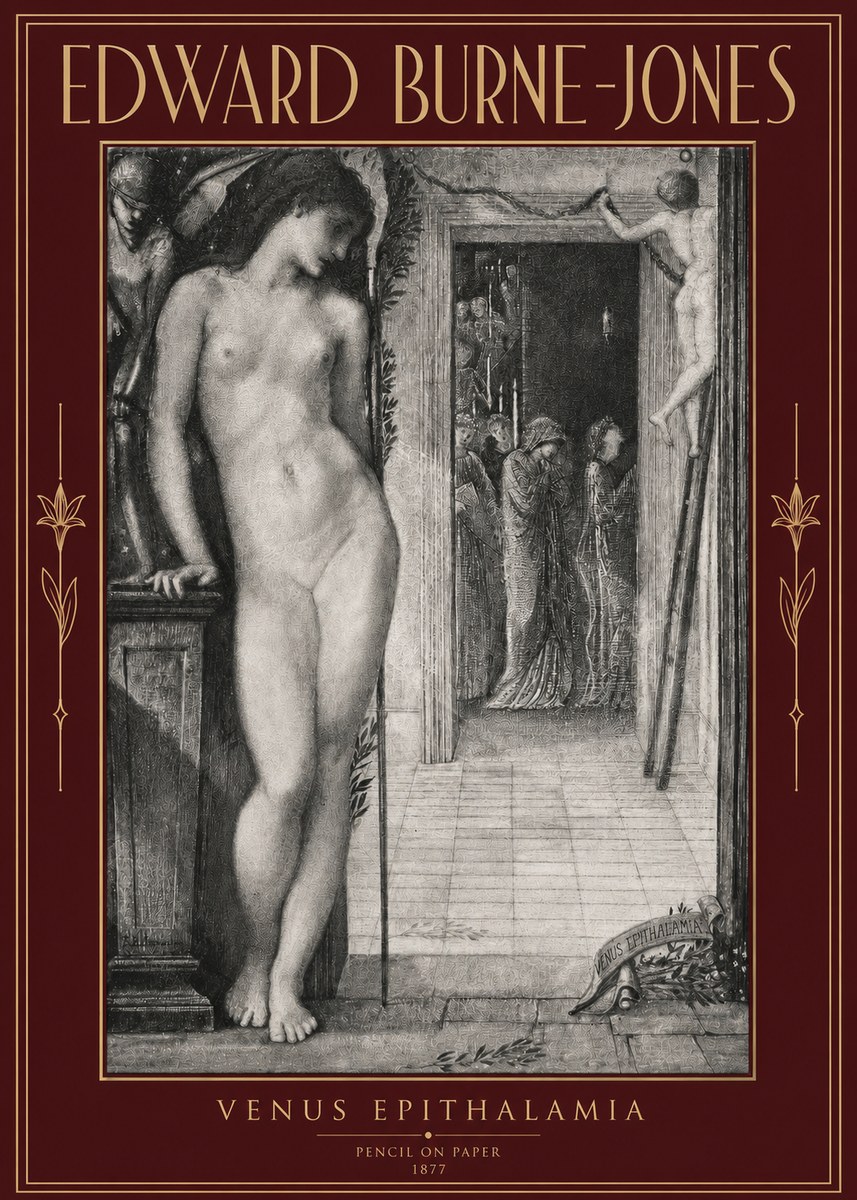 Edward Burne-Jones Venus Epithalamia No4 - Plakát