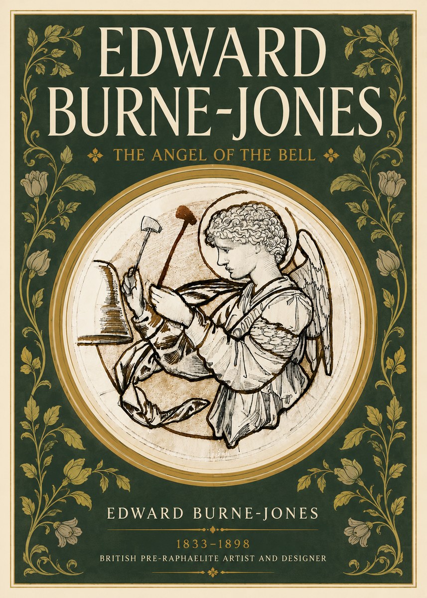 Edward Burne-Jones The Angel of the Bell No6 - Plakát