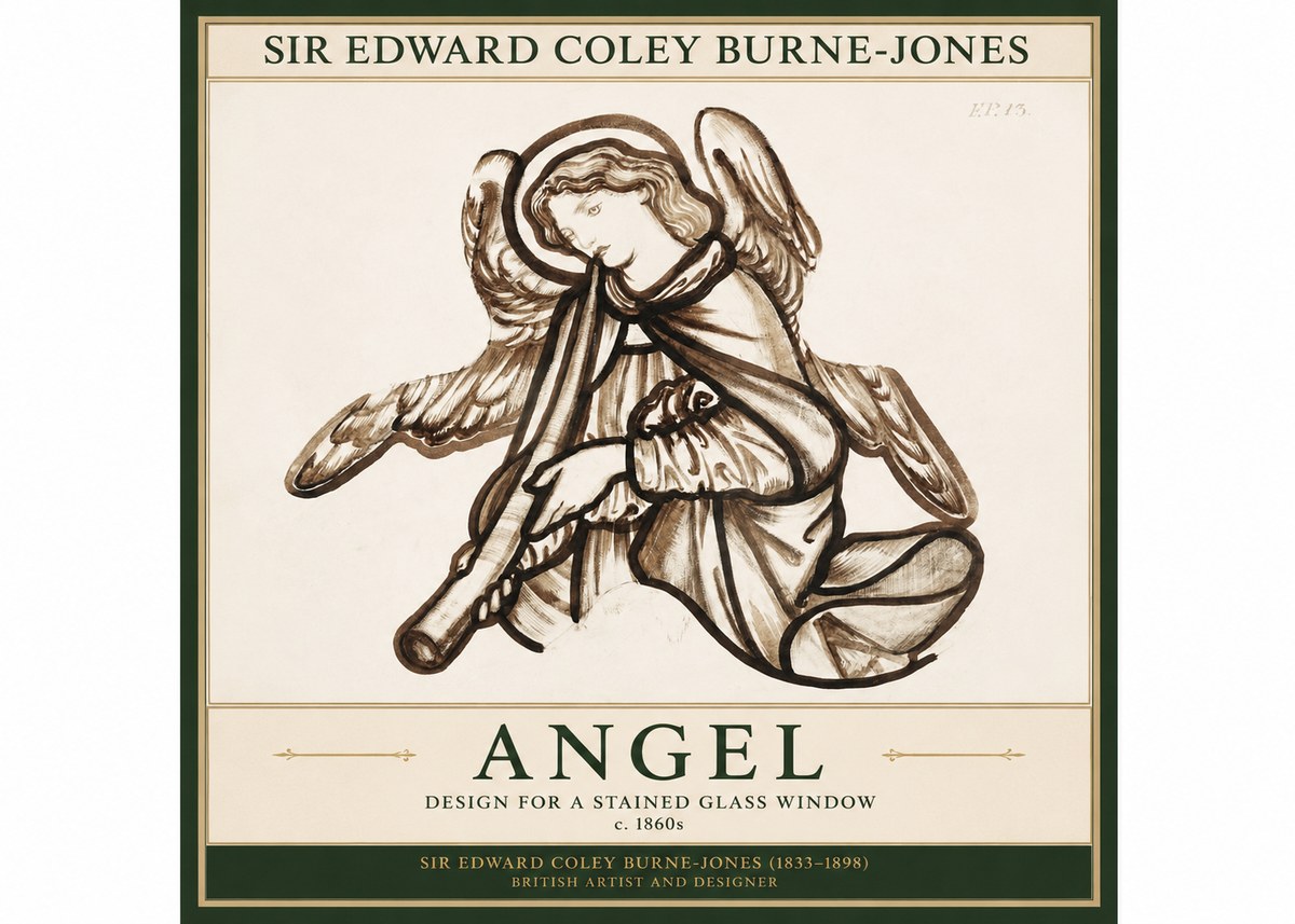 Edward Burne-Jones Angel No1 - Plakát