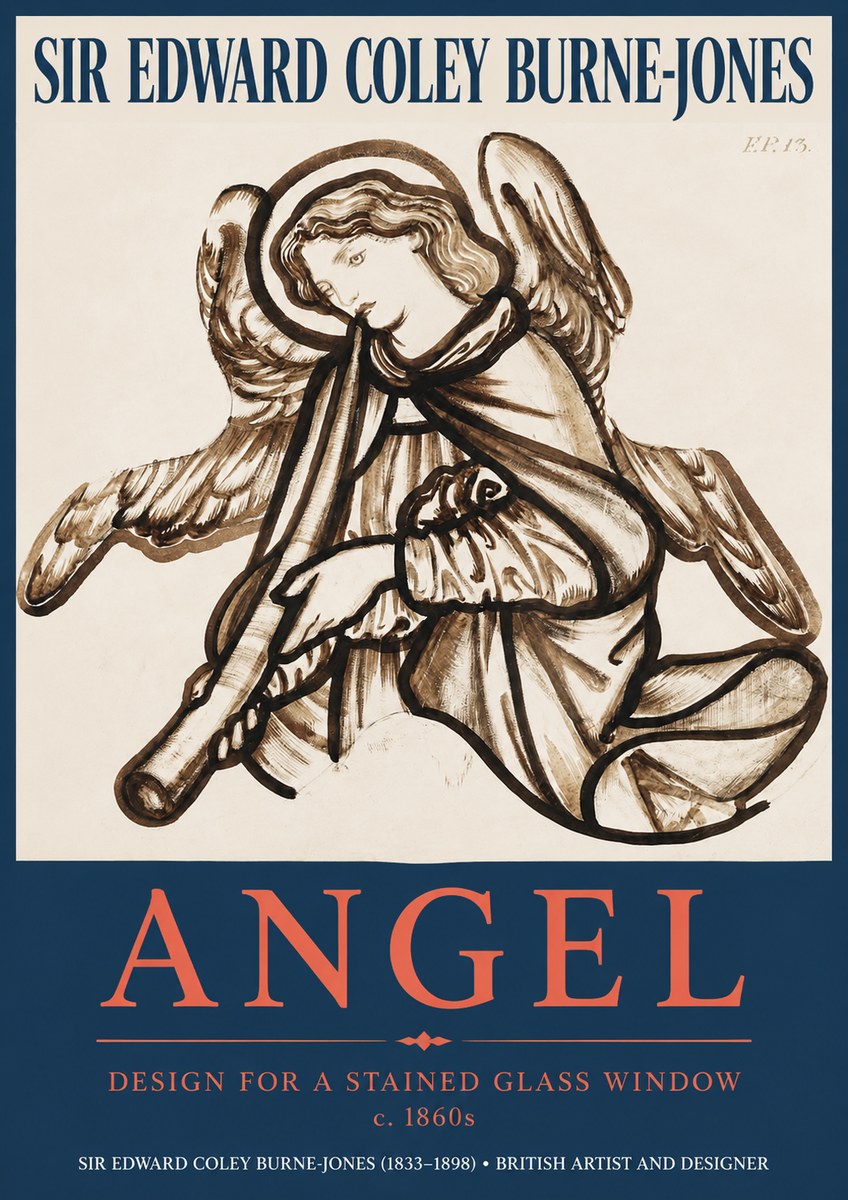 Edward Burne-Jones Angel No2 - Plakát
