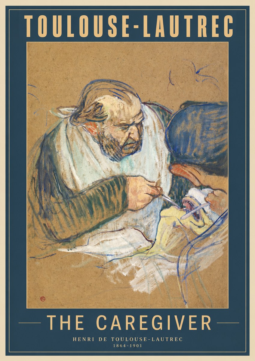 Toulouse-Lautrec The Caregiver No2 - Plakát