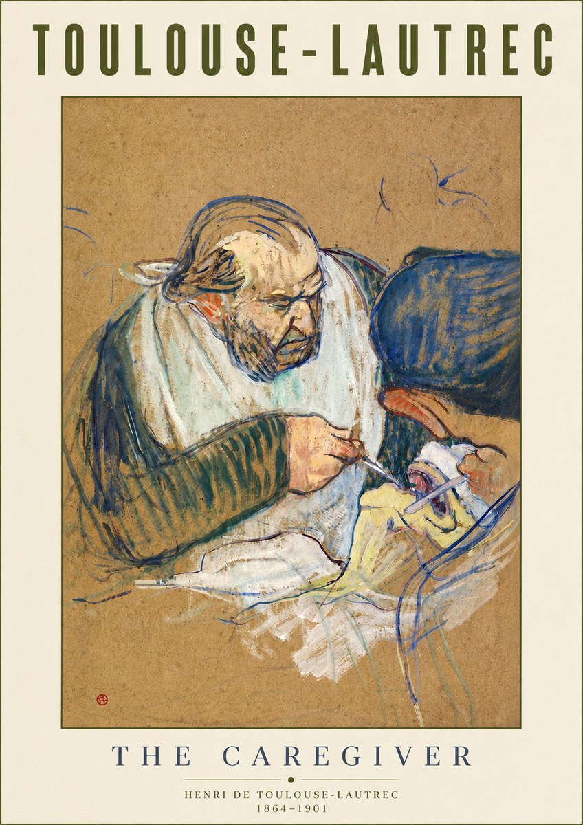 Toulouse-Lautrec The Caregiver No4 - Plakát